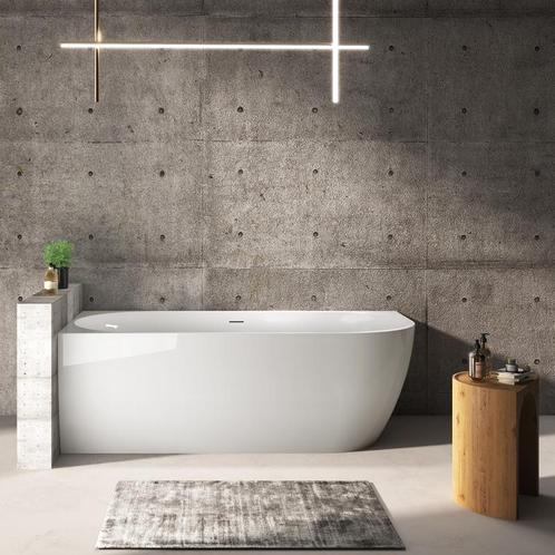 Sani Royal Vrijstaand Bad Hoekbad 180x80cm Links, Doe-het-zelf en Verbouw, Sanitair