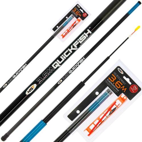 NGT Quickfish Combo - 3,60m Vaste Hengel met elastiek,, Watersport en Boten, Hengelsport | Algemeen, Nieuw, Verzenden