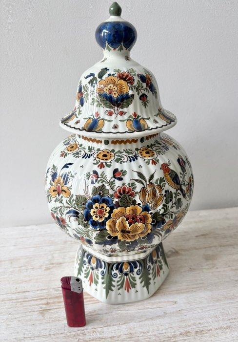 De Porceleyne Fles, Delft - dekselvaas - Keramiek - 1986 -, Antiek en Kunst, Antiek | Glas en Kristal