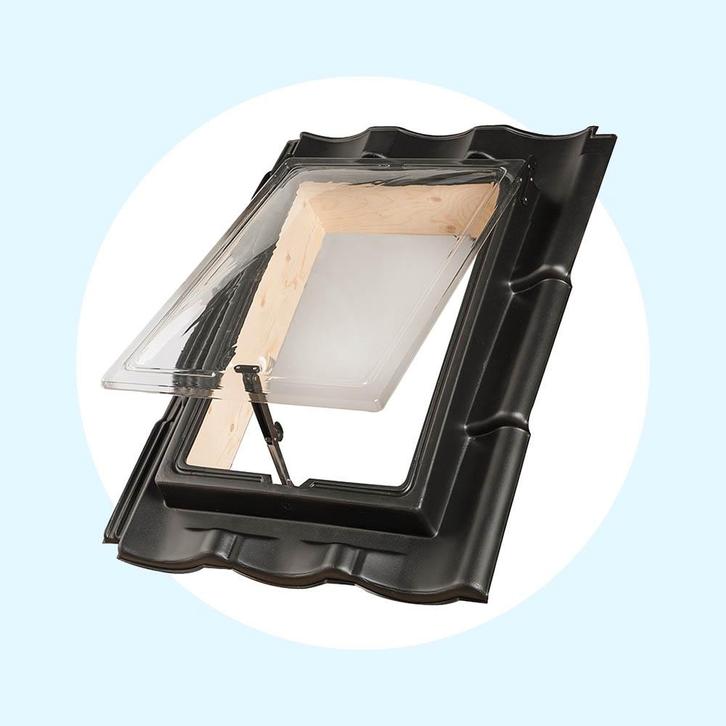 Ubbink PE Dakraam 9 pans Opnieuw Verbeterde Holle 385x665, Doe-het-zelf en Verbouw, Glas en Ramen, Dakraam, Nieuw, Verzenden