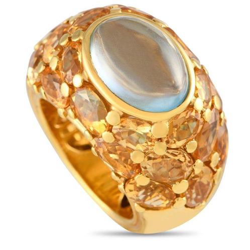 Mimi - Ring - 18 karaat Geel goud, Milano 18K Geelgouden, Sieraden, Tassen en Uiterlijk, Ringen