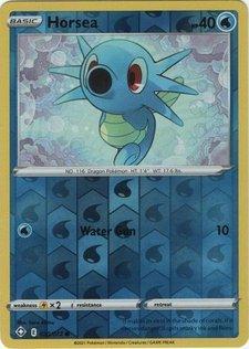 horsea 020/072 reverse holo shining fates, Hobby en Vrije tijd, Verzamelkaartspellen | Pokémon, Losse kaart, Nieuw, Foil, Ophalen of Verzenden
