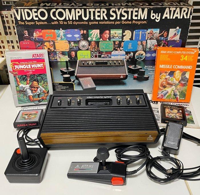 Atari - 2600 •Woody• 6-switch *CIB* including 2 Joysticks &, Spelcomputers en Games, Spelcomputers | Overige Accessoires