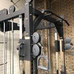 Gymfit squat rack/dual adjustable pulley | multi functioneel, Verzenden, Gebruikt