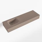 MONDIAZ LEX Smoke vrijhangende solid surface wastafel 100cm., Ophalen of Verzenden, Nieuw, Overige typen