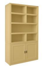 Vakkenkast beige ongelijke vakken 100 x 240cm, Huis en Inrichting, Kasten | Buffetkasten, Ophalen of Verzenden, Nieuw