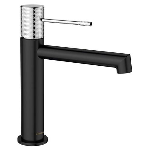 Wastafel Mengkraan Sapho Solaris Mat Zwart/Chroom, Doe-het-zelf en Verbouw, Sanitair, Kraan, Nieuw, Chroom, Ophalen of Verzenden