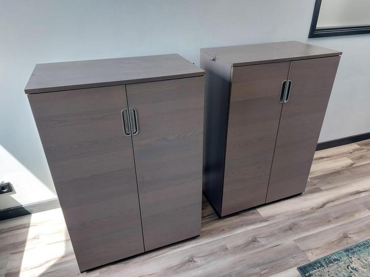 Kast met klapdeur (2x), Antiek en Kunst, Antiek | Meubels | Kasten, Ophalen