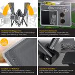 Veldbed - 1 Persoons - Kampeerbed - Stretcher - Grijs - Kess, Verzenden, Nieuw