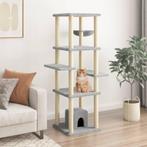 vidaXL Kattenmeubel met sisal krabpalen 154 cm lichtgrijs, Dieren en Toebehoren, Katten-accessoires, Verzenden, Nieuw