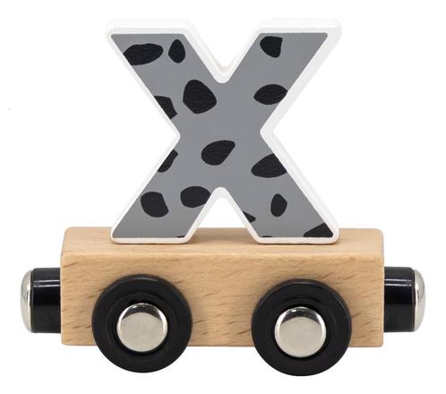 Tryco Houten Gekleurde Lettertrein - Letter X TR-353043, Kinderen en Baby's, Kinderkamer | Inrichting en Decoratie, Nieuw, Verzenden