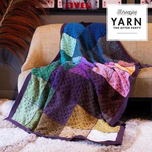 Scrumptious Squares Blanket - Yarn The After Party 203, Hobby en Vrije tijd, Breien en Haken, Ophalen of Verzenden