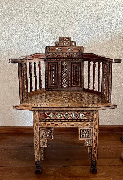 Stoel - Hout - Exclusief antiek Damascus, Antiek en Kunst, Kunst | Niet-Westerse kunst
