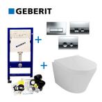 Geberit UP100 set12 Wiesbaden Vesta 52 cm met Delta, Doe-het-zelf en Verbouw, Sanitair, Ophalen of Verzenden, Nieuw, Overige typen