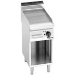 GGM Gastro | Elektrische bakplaat - 4,8 kW - Gegroefd |, Verzenden, Nieuw
