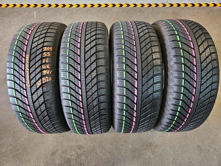 205/55/16 94V GOODYEAR 4SEIZOENSBANDEN 7,5MM PROFIEL DEMO 4X, Auto-onderdelen, Banden en Velgen, 16 inch, Erkend duurzaam, All Season