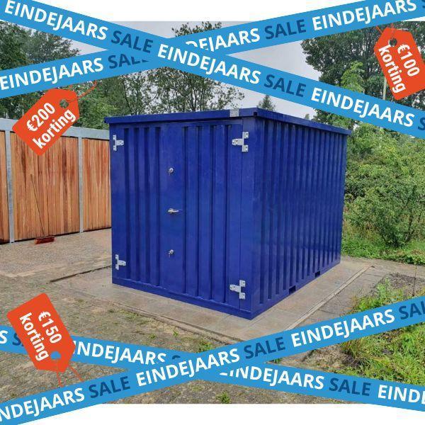 Materiaalcontainer/tuinhuis! Tijdelijke aanbieding!, Tuin en Terras, Tuinhuizen, 200 tot 400 cm, Zonder ramen, Minder dan 250 cm