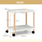 Keukentrolley - Trolley op wieltjes - Serveerwagen - 52,5x33, Verzenden, Zo goed als nieuw