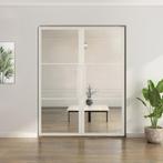 Dubbele stalen taatsdeur - 3 Vlaks - Wit - Moderne look, Doe-het-zelf en Verbouw, Deuren en Horren, Minder dan 80 cm, Overige typen