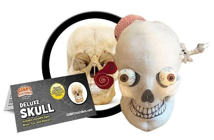 Deluxe XL Skull knuffel, Giant Microbes (XL Schedel), Verzamelen, Speelgoed