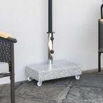 vidaXL Parasolvoet 45x25x8 cm graniet lichtgrijs, Verzenden, Nieuw, Minder dan 1 meter, Parasolvoet