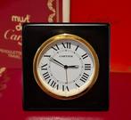 Reisklok, Wekker - Cartier Santos - Art Deco Leder -, Antiek en Kunst
