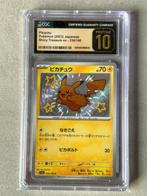 Pokémon - 1 Graded card - Pikachu 236/190 Shiny Treasure ex, Nieuw
