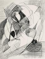 René Mels ( 1909-1977) - Rythmes croisés vers 1950, Antiek en Kunst