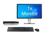 HP EliteDesk 800 G4 Mini i7 8e Gen incl. 1 Monitor + 2 jaar, Computers en Software, Desktop Pc's, 256 GB, 8700 (6-Cores), 8 GB