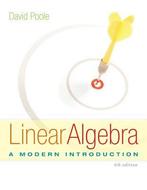Linear algebra: a modern introduction, 9781285463247, Boeken, Zo goed als nieuw, Studieboeken, Verzenden