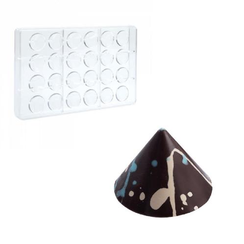 Martelatto Bonbonvorm Kegel Vorm (24x) Ø32x23mm, Hobby en Vrije tijd, Taarten en Cupcakes maken, Nieuw, Verzenden