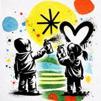 BLING_BÖ - - URBAN HEART - STREET ART CREATION