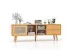 Coast Bamboe TV-Meubel voor TV’s tot 65 Inch 2-In-1 TV-Kast, Huis en Inrichting, Verzenden, Nieuw