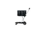 Clax trolley + 1 vouwkrat  -  Zwart  -  910 mm x 550 mm x, Verzenden