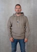 -30% Calvin Klein  Calvin Klein Nyc stamp graphic hoodie  ma, Verzenden, Nieuw, Beige