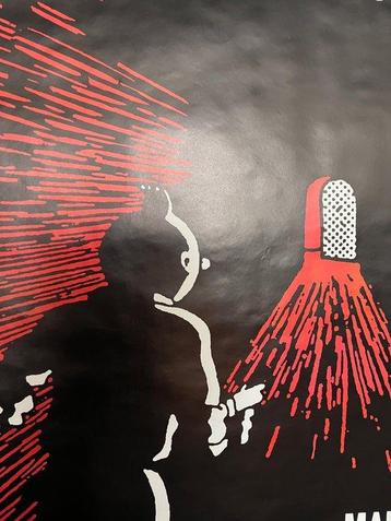 Hergé - Affiche du Festival du Film Fantastique - Epreuve beschikbaar voor biedingen