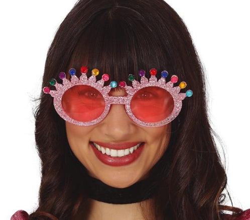Roze Bril Glitters, Hobby en Vrije tijd, Feestartikelen, Nieuw, Verzenden