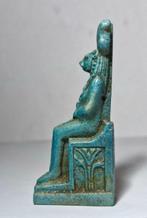 Oude Egypte, Nieuwe rijk Faience Amulet van Godin Sekhmet,