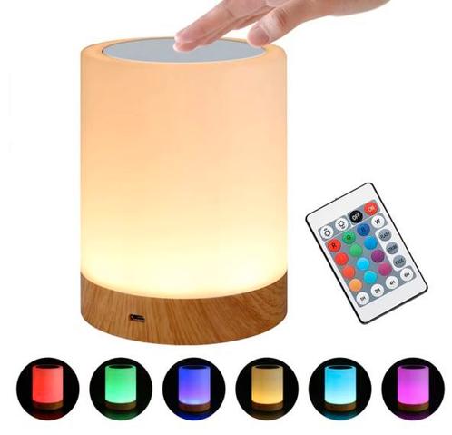 LED Tafellamp Touch Sensor, Oplaadbaar, Dimbaar, 13 kleuren, Huis en Inrichting, Lampen | Tafellampen, Nieuw, Minder dan 50 cm