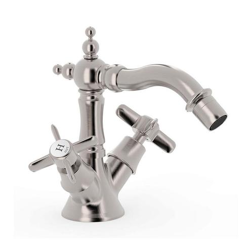Bidetmengkraan Tres Clasic 2 Kruisgreep Klassiek RVS, Doe-het-zelf en Verbouw, Sanitair, Kraan, Nieuw, Ophalen of Verzenden