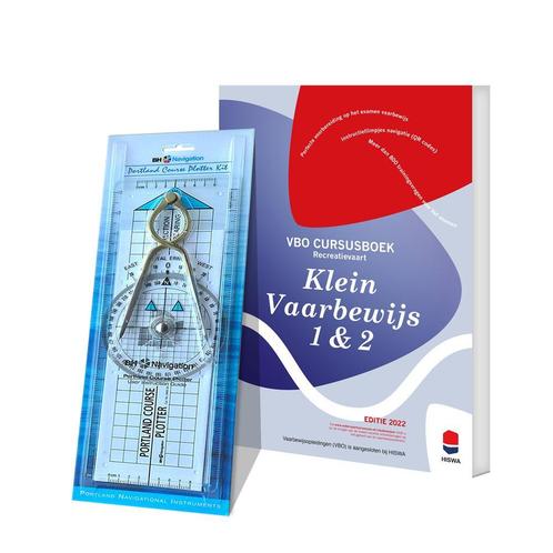 Cursusboek Klein Vaarbewijs 1 en 2 en Portland Plotter Pack, Boeken, Studieboeken en Cursussen, Nieuw, Overige niveaus, Verzenden