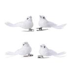 Vogel kerst ornament | Decoris (Wit, Clips), Diversen, Kerst, Verzenden, Nieuw