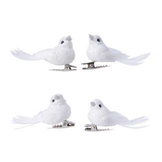 Vogel kerst ornament | Decoris (Wit, Clips), Diversen, Kerst, Nieuw, Verzenden