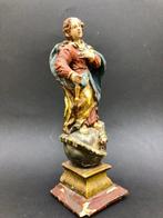 sculptuur, Vierge - XVIIIe siècle - 23 cm - Lindehout, Antiek en Kunst