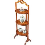 Cake stand in satijnhout ingelegd met zonmotief ca 1920 No30, Ophalen of Verzenden