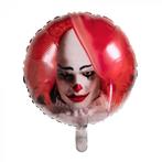 Folieballon Horror Clown Halloween (45cm), Hobby en Vrije tijd, Feestartikelen, Ophalen of Verzenden, Nieuw
