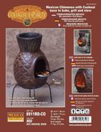 Mexicaanse Tuinhaard SOL-Y-YO 8911RD 36x78cm. GOEDKOOPSTE NL, Tuin en Terras, Tuinhaarden, Ophalen of Verzenden, Nieuw