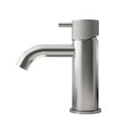 Wastafelmengkraan Hotbath Cobber X 14.3 cm Geborsteld Nikkel, Ophalen of Verzenden, Nieuw, Chroom, Kraan