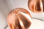 Moderne 3-delige hanglamp COPPER BALL koperen hanglamp in, Huis en Inrichting, Lampen | Hanglampen, Nieuw, Ophalen of Verzenden