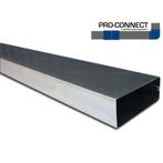 Rechthoekig kanaal 220 x 55mm - Staal - L=1500mm [Pro-C], Verzenden, Nieuw
